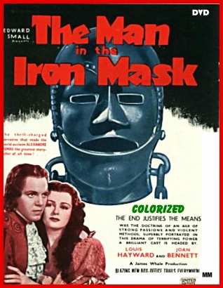 Image result for THE MAN IN THE IRON MASK 1939 POSTER