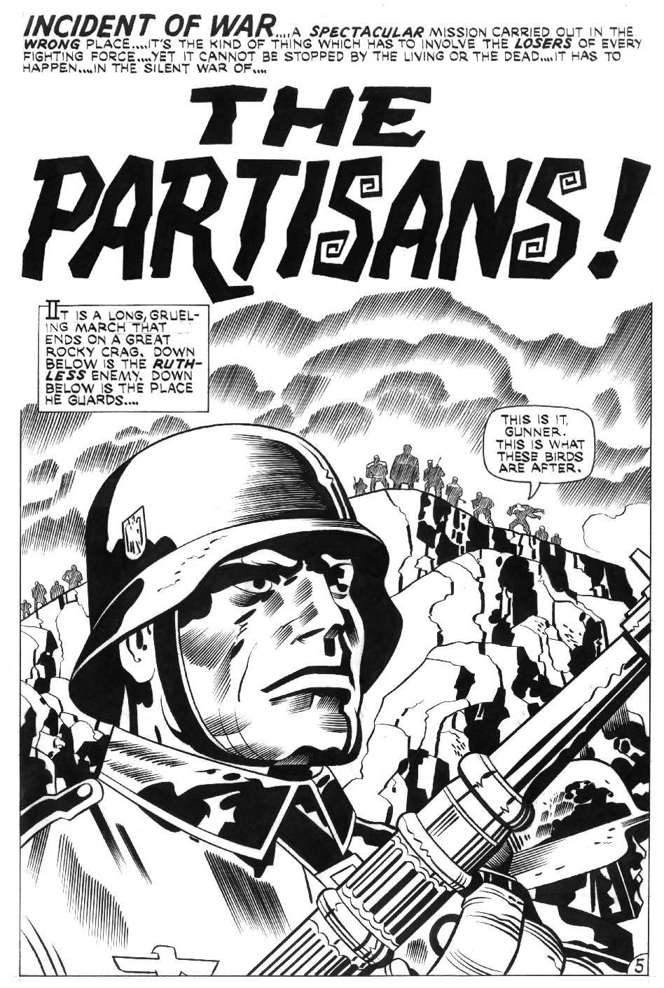 Our Fighting Forces #155 page 5 splash