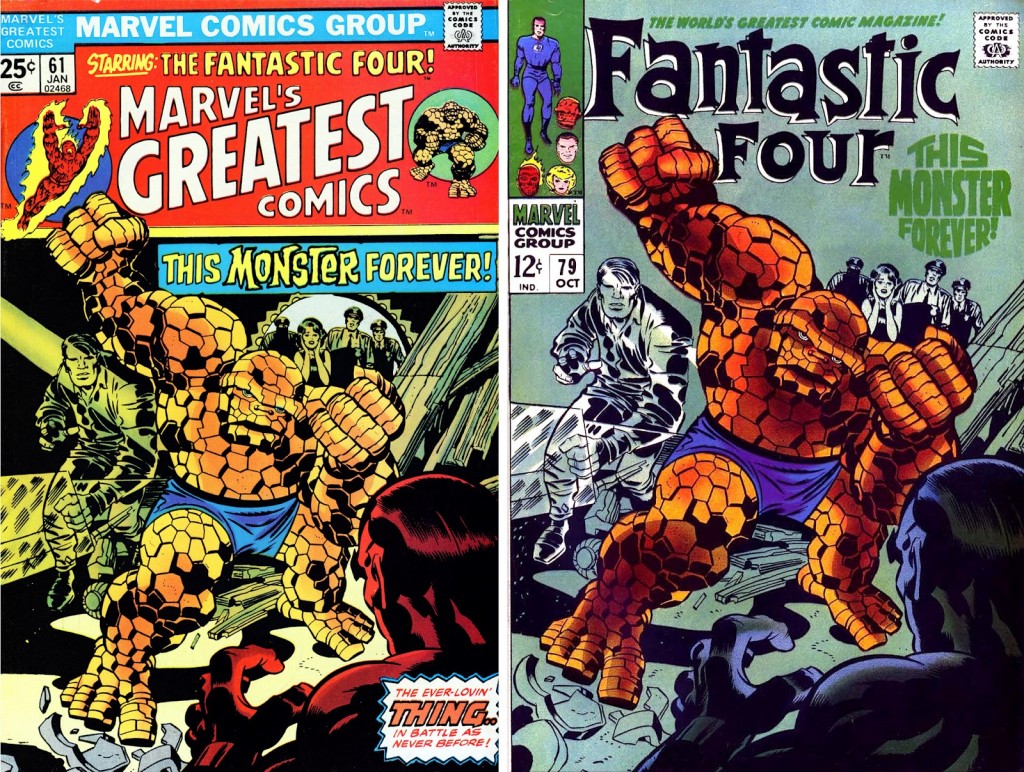 1968 - Another Fantastic Four 79 cover comparison