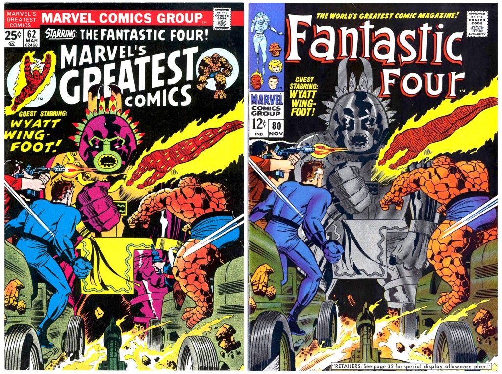 1968 - Another Fantastic Four 80 cover comparison