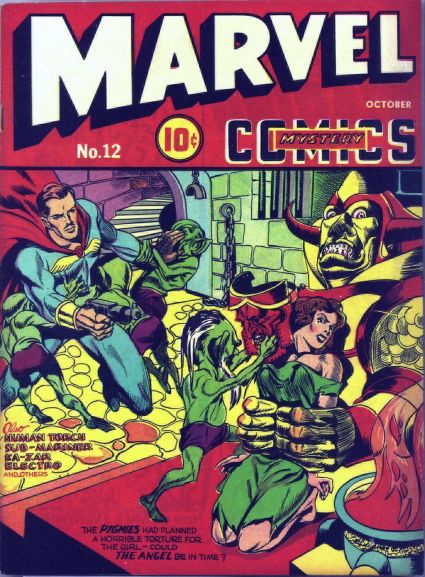 Marvel Mystery Comics 12 [1940] Cover Jack Kirby