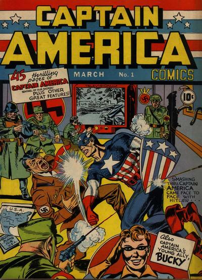 1941 - Captain America Comics #1 cover