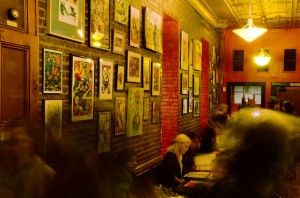 2011 - Maxwell's, Hoboken, NJ Kirby Enthusiasm opening event main wall