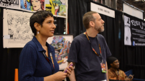 2011 - Lisa Rigoux-Hoppe and Richard Bensam at NYCC